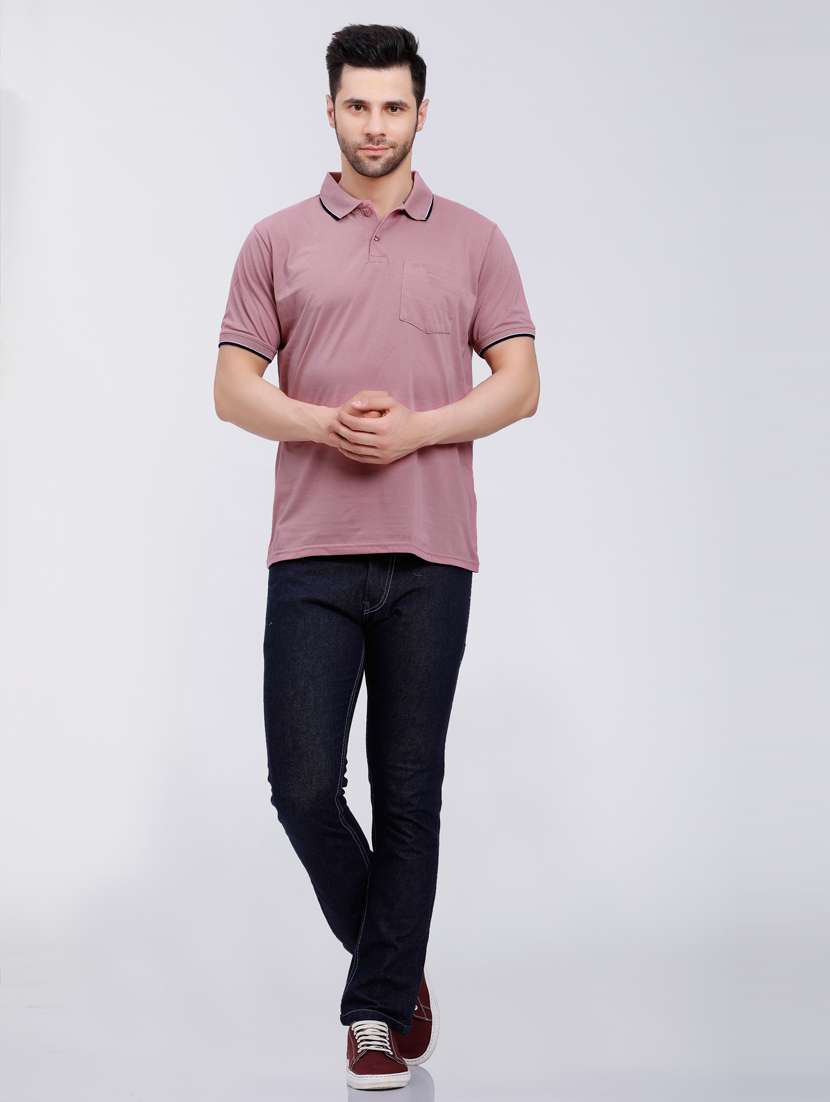 men solid polo t-shirt - 20971448 -  Standard Image - 3