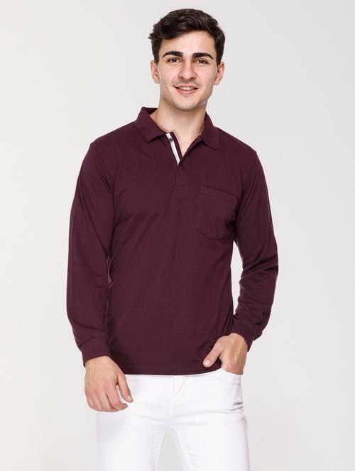 men solid polo t-shirt - 20971492 -  Standard Image - 0