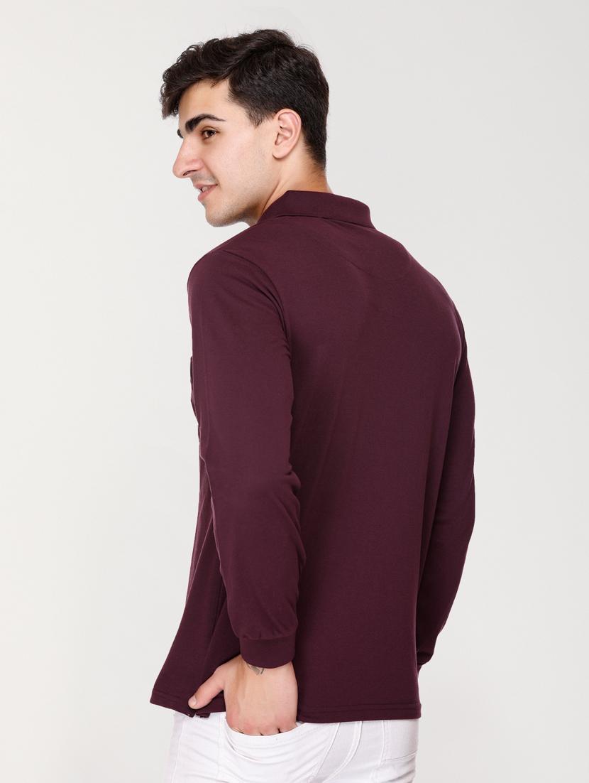 men solid polo t-shirt - 20971492 -  Standard Image - 3