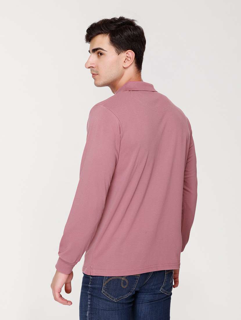 men solid polo t-shirt - 20971496 -  Standard Image - 3