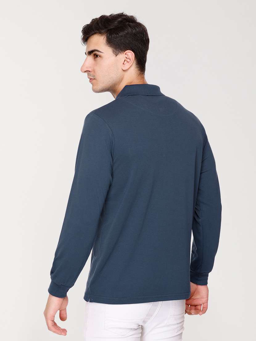 men solid polo t-shirt - 20971497 -  Standard Image - 3