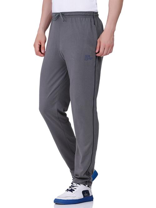 men mid rise placement printed full length track pant - 20971509 - Standard Image - 0