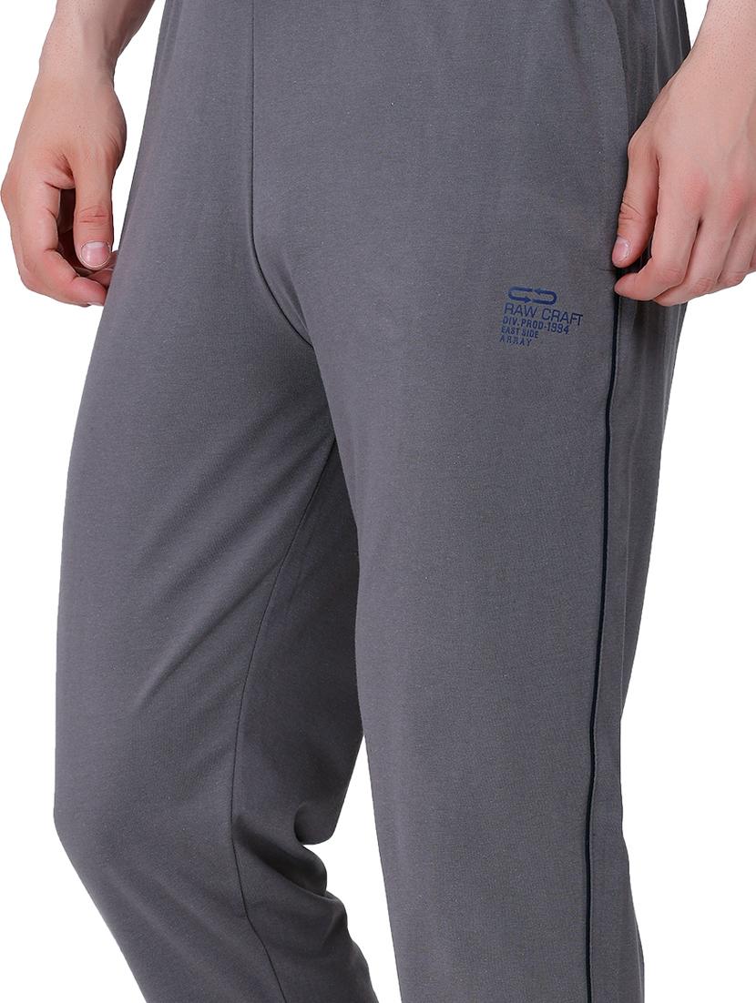 men mid rise placement printed full length track pant - 20971509 - Standard Image - 3