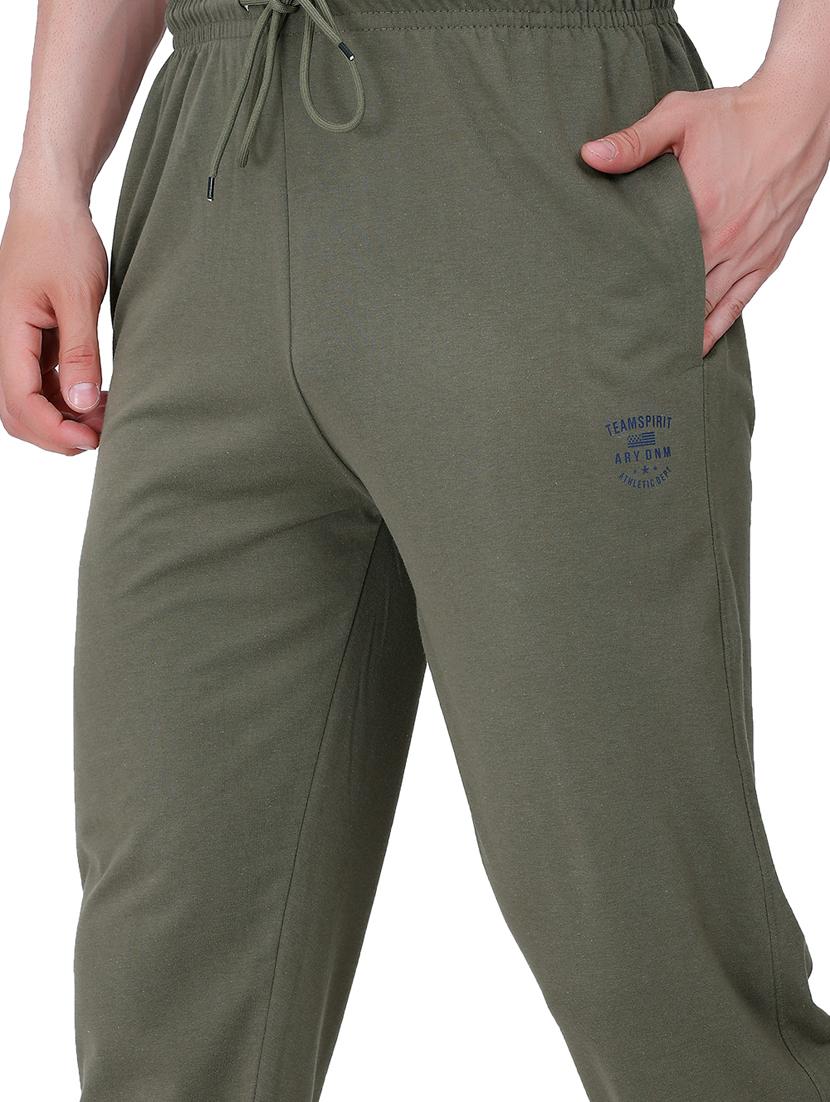 men mid rise placement printed full length track pant - 20971513 - Standard Image - 3