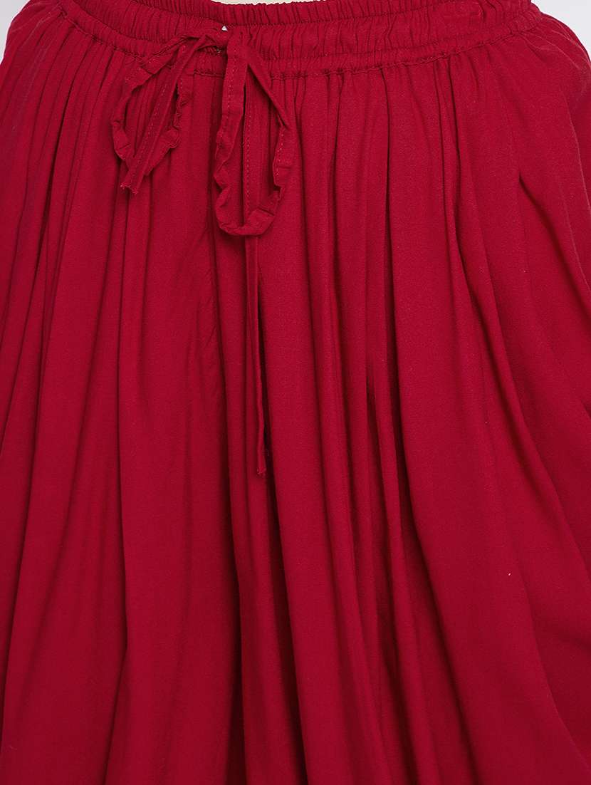 women solid color dhoti salwar - 20971784 - Standard Image - 5