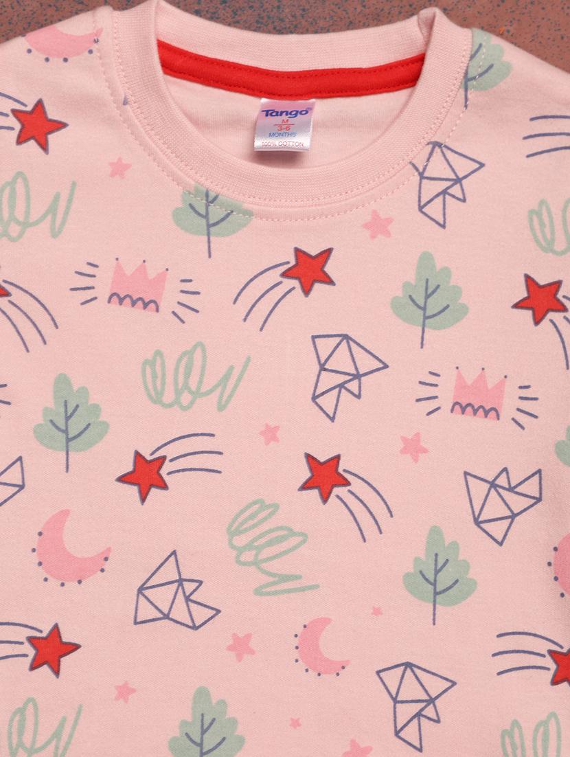 boys round neck printed shorts set - 20972469 - Standard Image - 3