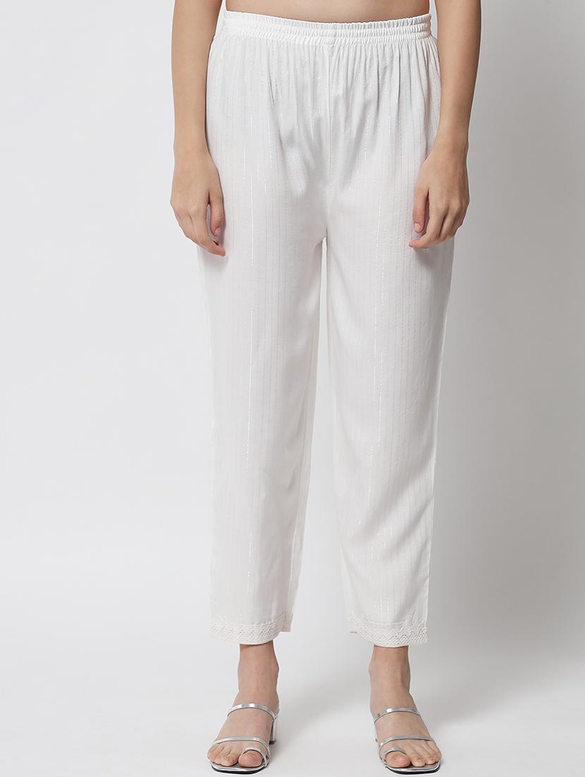 women three quarter sleeve kurta pant set - 20972532 - Standard Image - 3