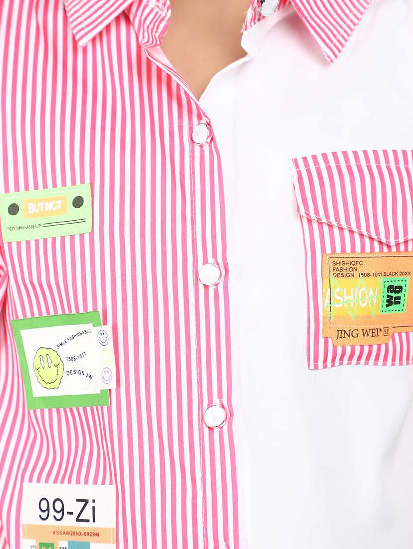 pink printed cotton top - 20973843 -  Standard Image - 5