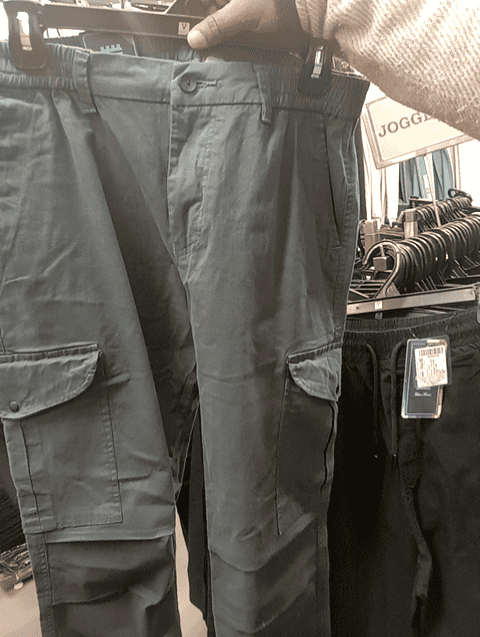 assorted twill casual trousers - 20973931 - Zoom Image - 0