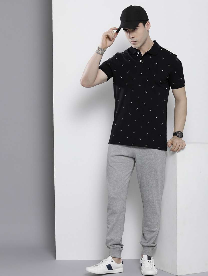 men polo neck printed t-shirt - 20977328 -  Standard Image - 3