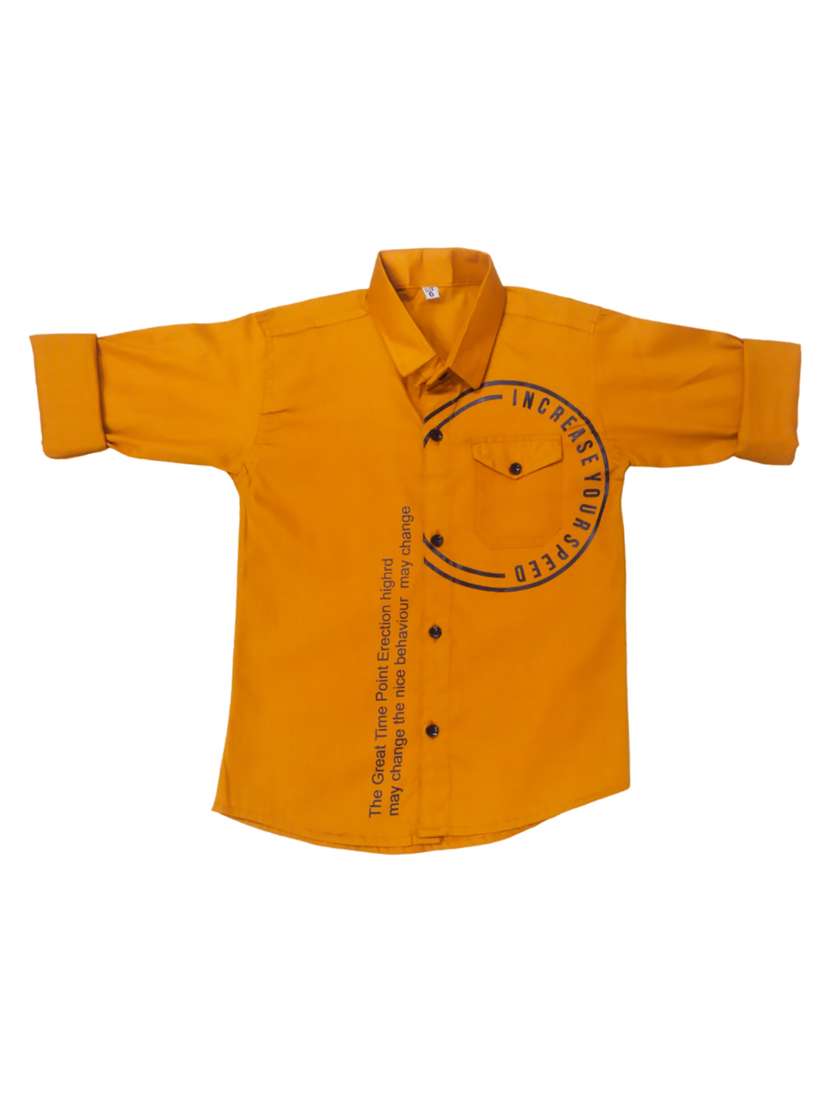 kids long sleeve casual shirt