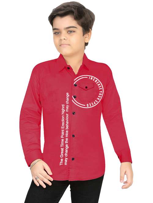 kids long sleeve casual shirt - 20977395 - Standard Image - 0