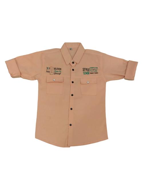 kids long sleeve casual shirt - 20977405 - Standard Image - 0