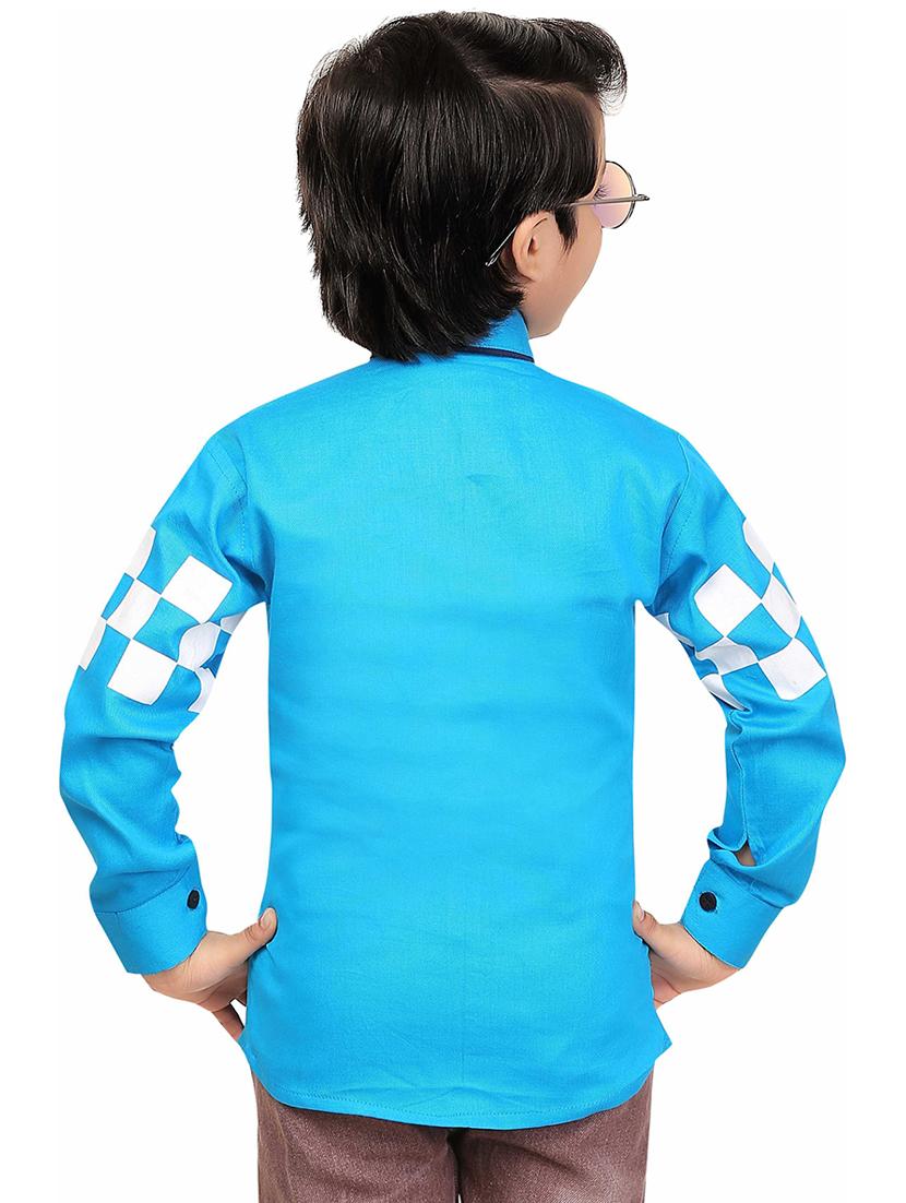 boys cotton long sleeve shirt - 20977566 - Standard Image - 3