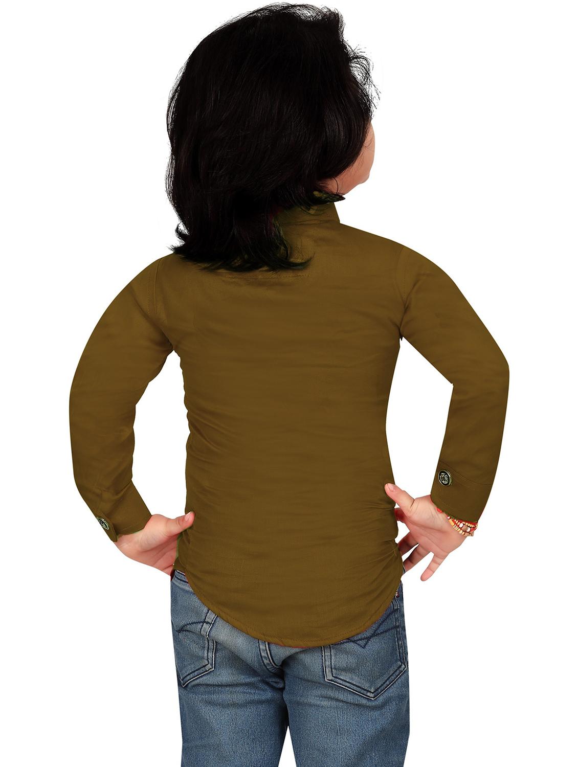 kids long sleeve casual kurta - 20977644 - Standard Image - 3