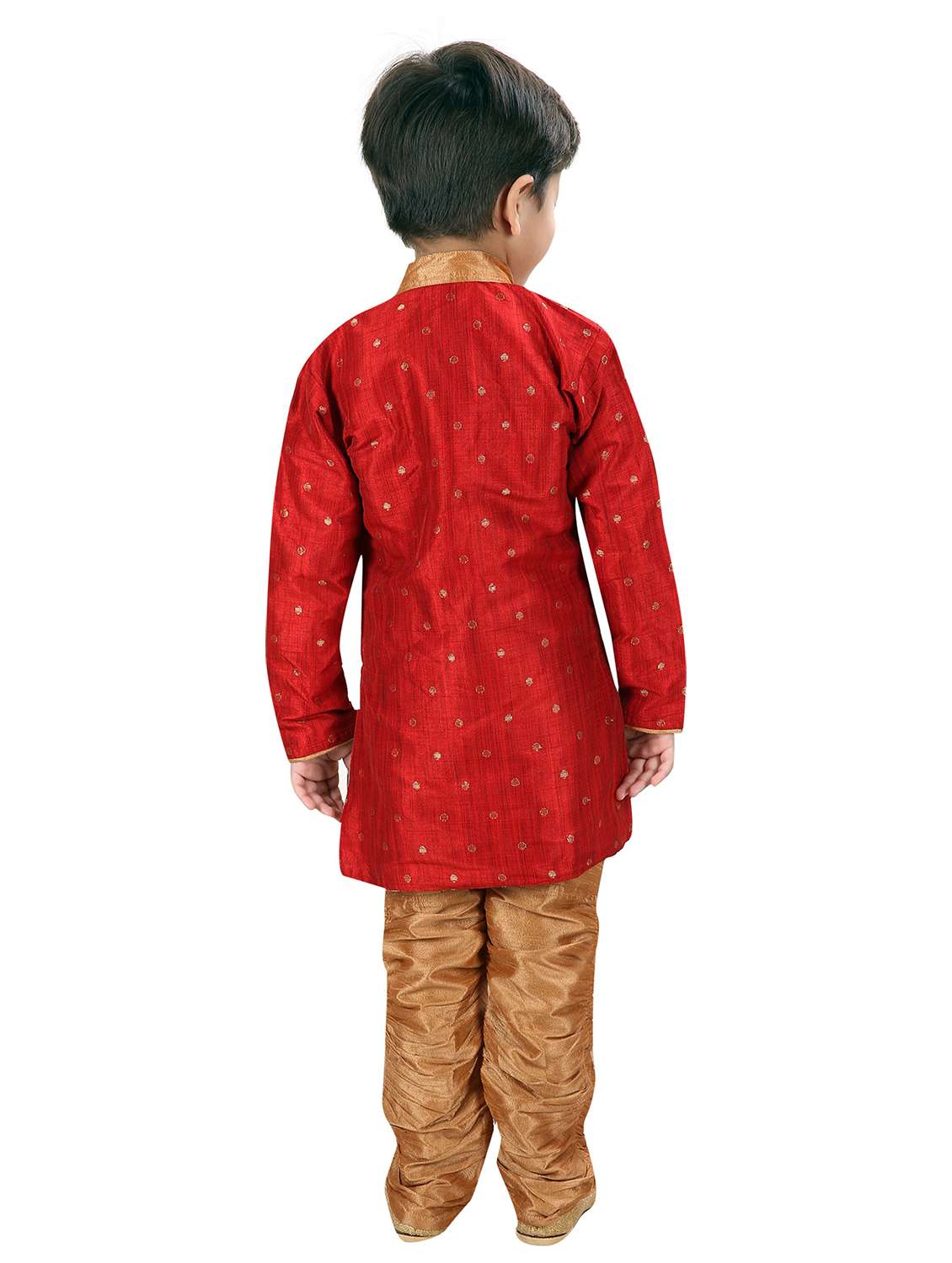 boys self design asymmetric kurta & pyjama set - 20977904 -  Standard Image - 3