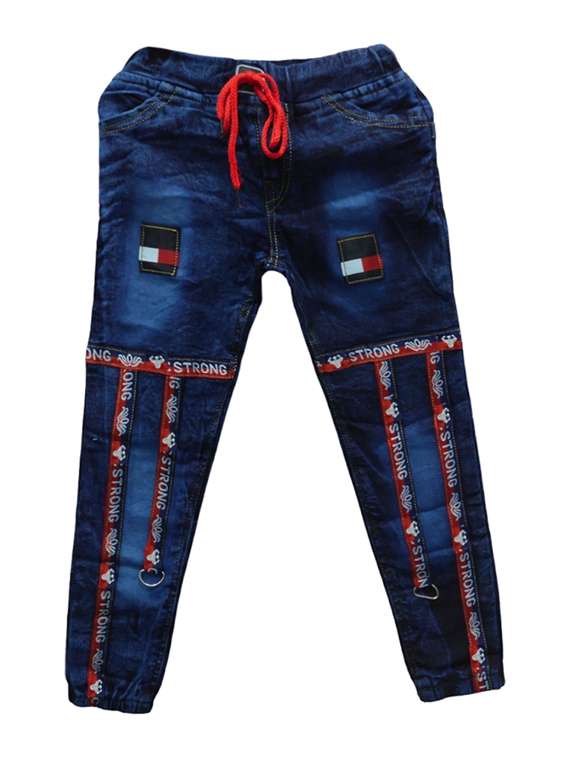 boys mid rise jogger denim jeans