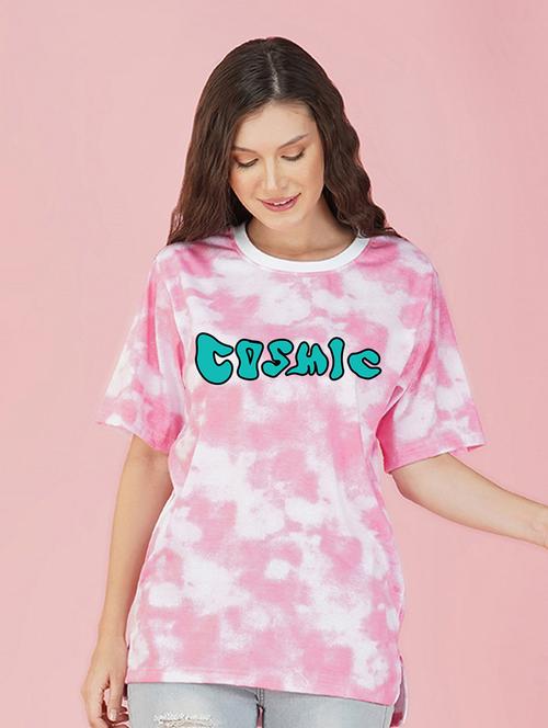 tie & dye round neck t-shirt - 20978364 - Standard Image - 0