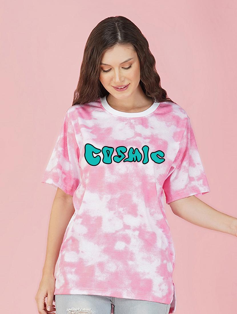 tie & dye round neck t-shirt - 20978364 - Zoom Image - 0