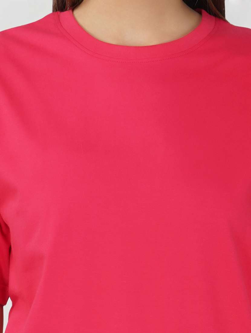 round neck back print t-shirt  - 20978410 -  Standard Image - 3