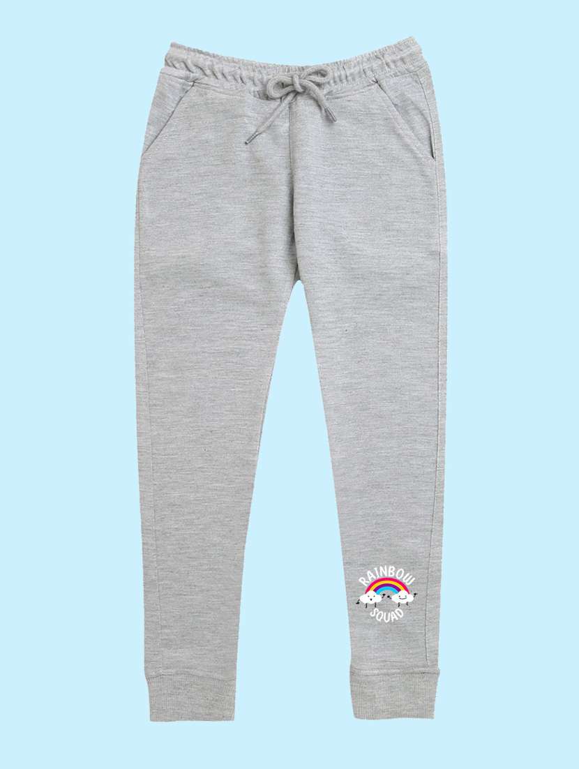 grey placement print detailed jogger - 20978683 - Zoom Image - 0