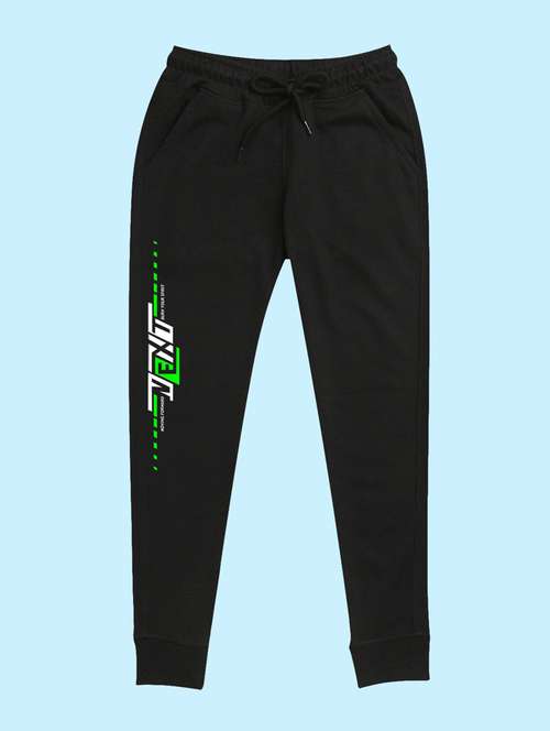 black placement print detailed jogger - 20978708 - Standard Image - 0