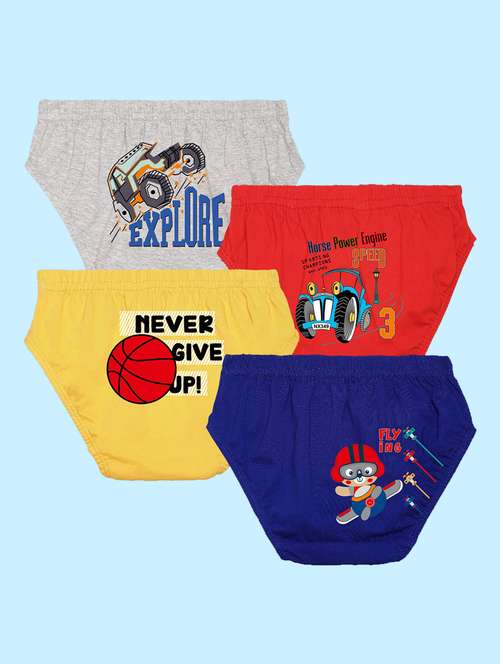 pack of 4 printed briefs - 20979180 -  Standard Image - 0