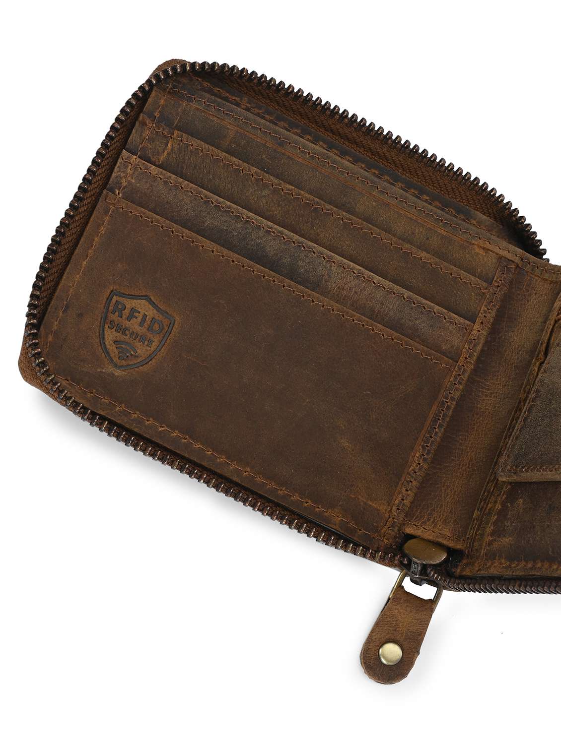 brown leather wallet - 20980382 - Standard Image - 5