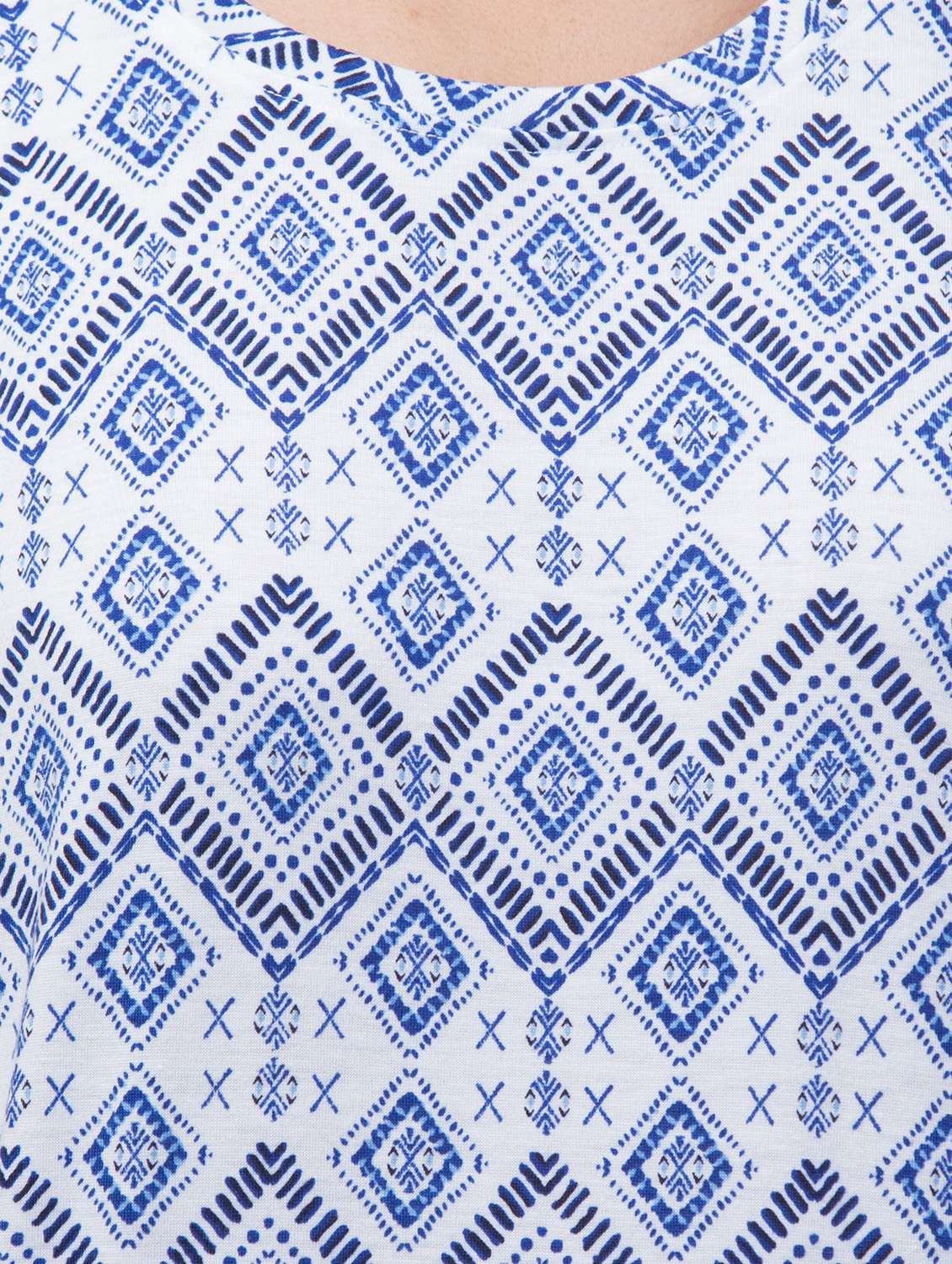 women printed round neck t-shirt - 20982416 -  Standard Image - 3