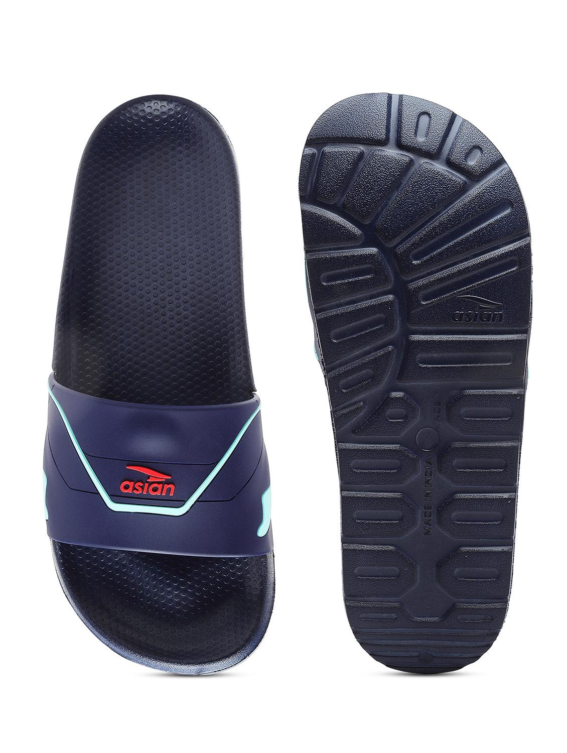navy eva slip on slippers - 20982565 - Standard Image - 3