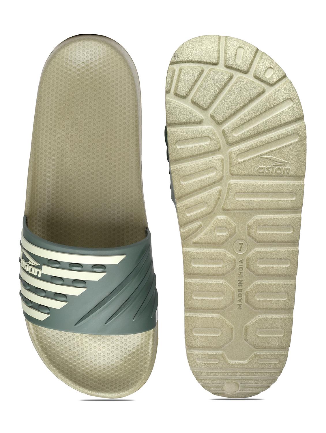 green eva slip on slippers - 20982567 - Standard Image - 3