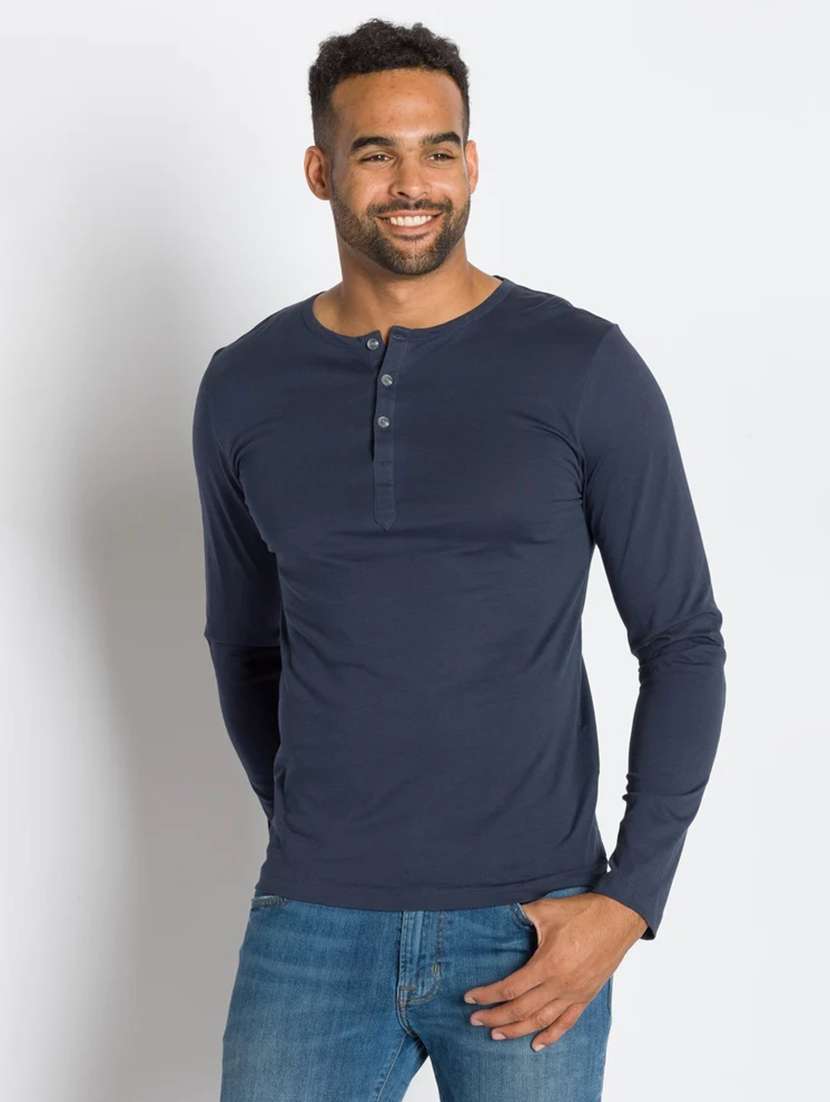 blue cotton plain tshirt