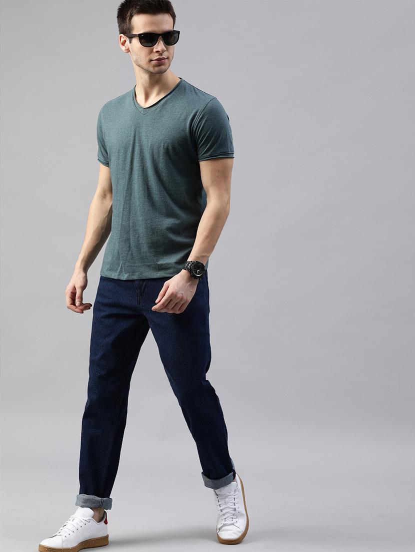 men solid mid rise cotton jeans - 20983216 - Standard Image - 3