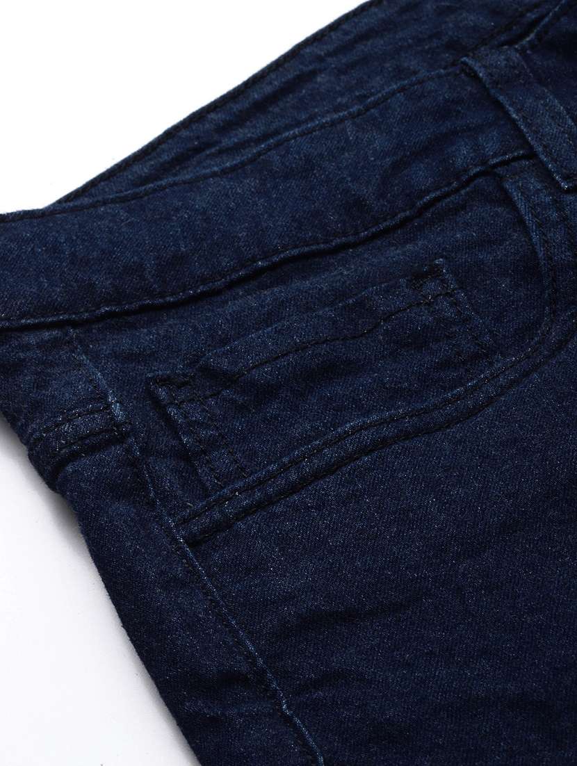 men solid mid rise cotton jeans - 20983216 - Standard Image - 5