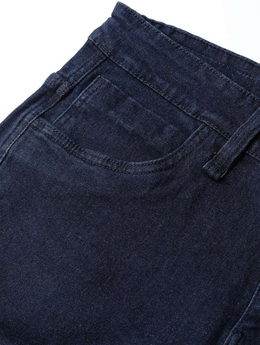 men solid mid rise cotton jeans - 20983220 - Standard Image - 5
