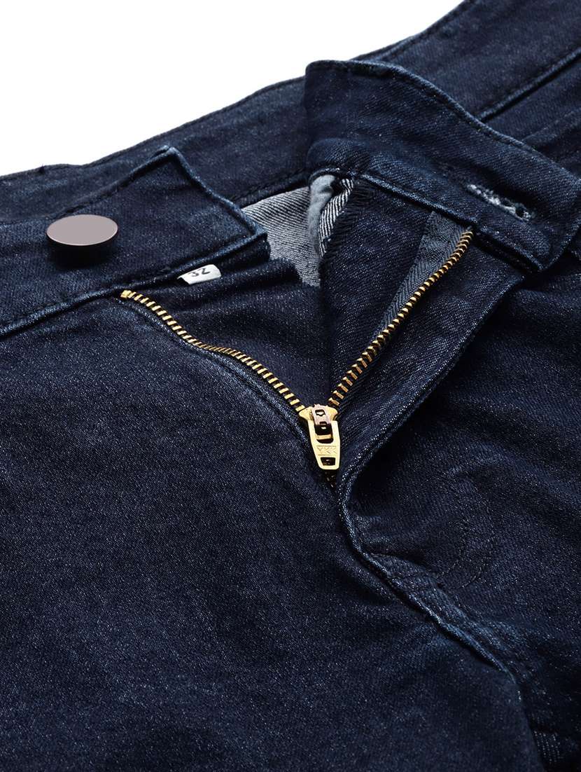 men solid mid rise cotton jeans - 20983224 - Standard Image - 5