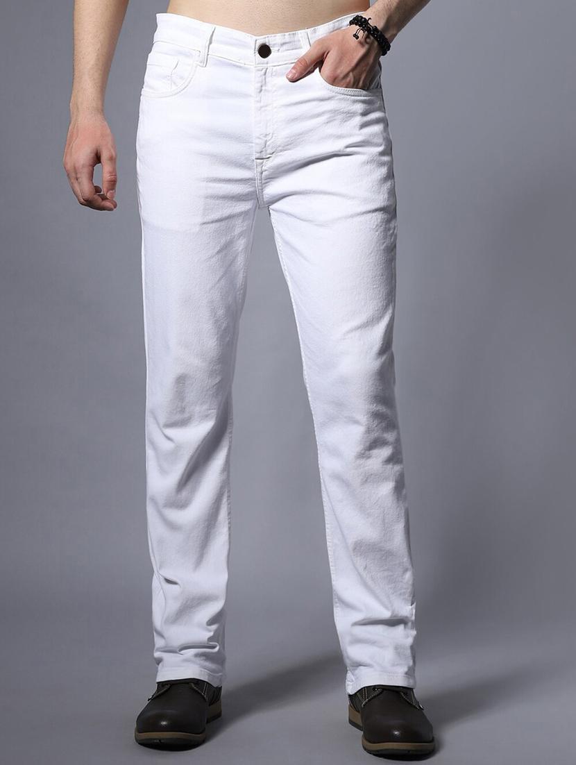 men solid mid rise cotton jeans - 20983229 - Zoom Image - 0