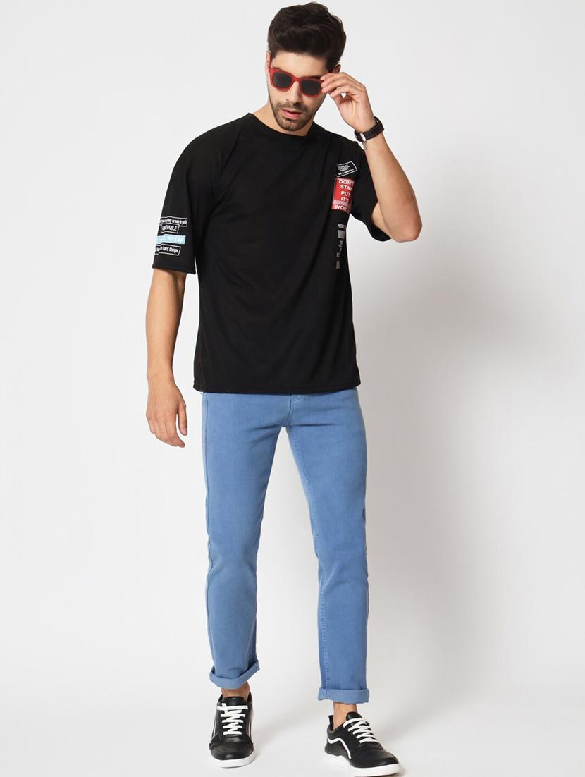 men solid mid rise cotton jeans - 20983243 - Standard Image - 3