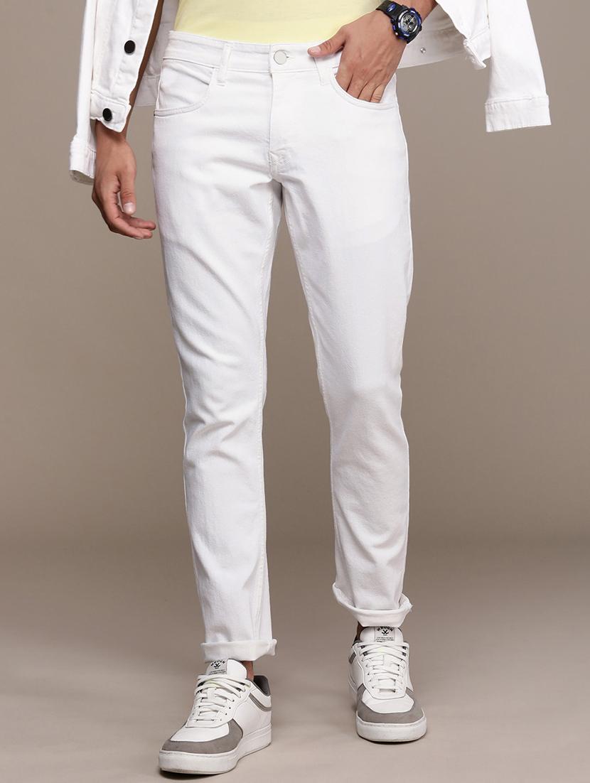 men solid mid rise cotton jeans - 20983245 -  Zoom Image - 0