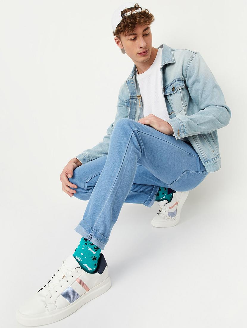 men solid mid rise cotton jeans - 20983247 - Standard Image - 3