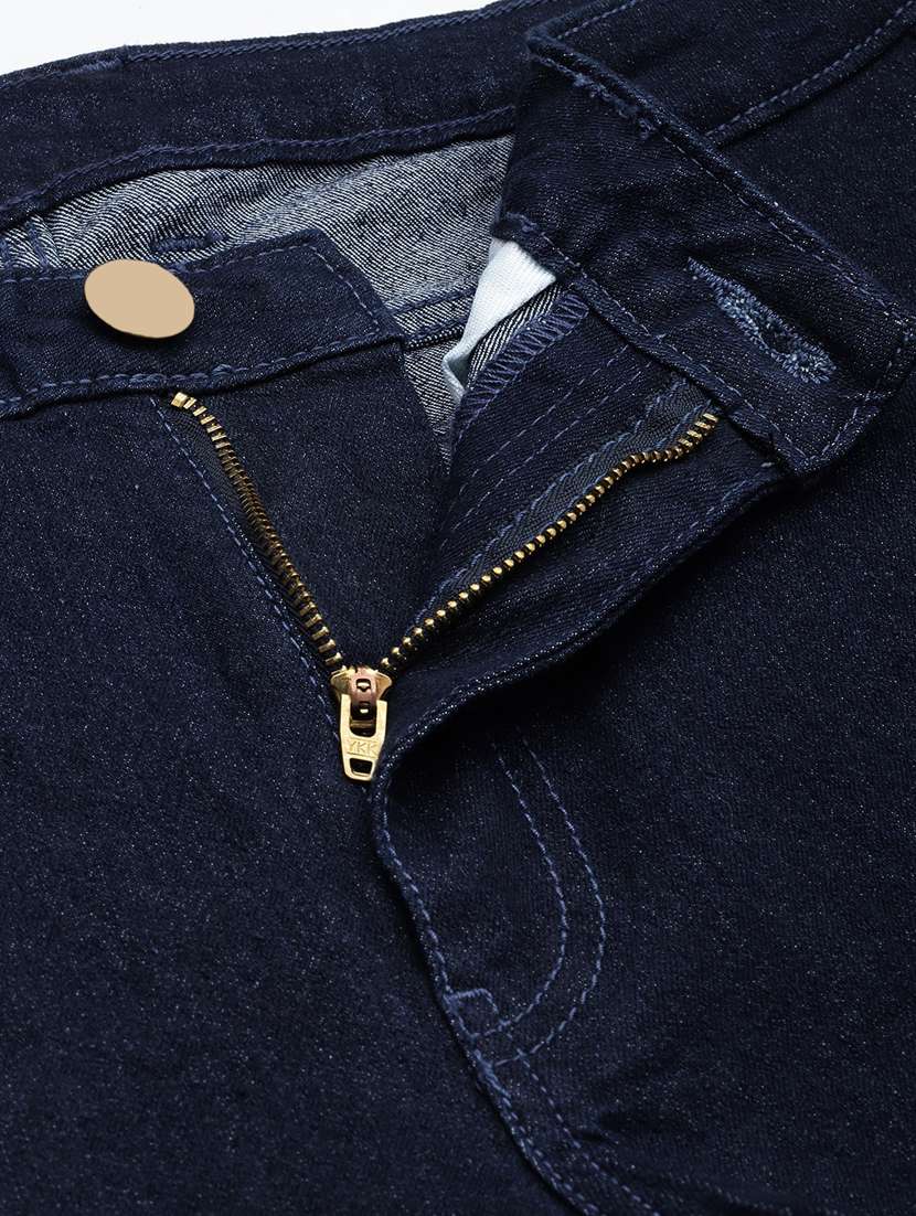 men solid mid rise cotton jeans - 20983248 -  Standard Image - 5