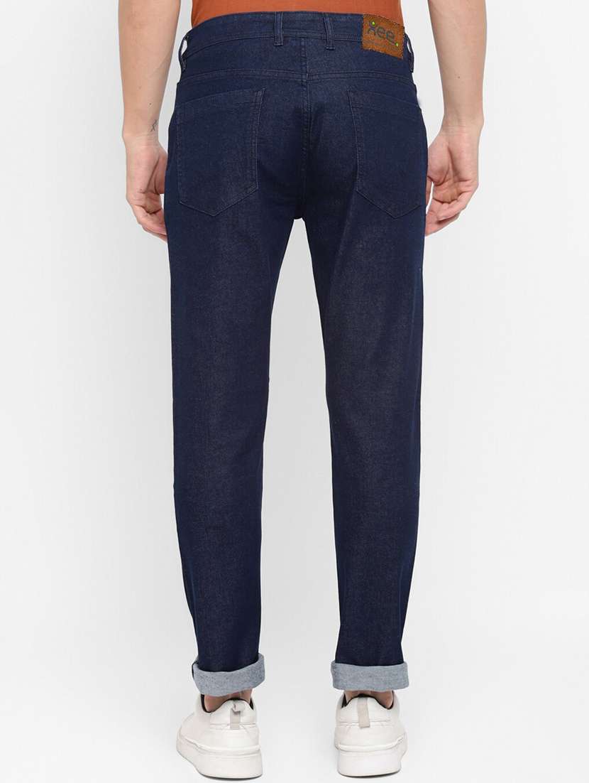 men solid mid rise cotton jeans - 20983252 - Standard Image - 3