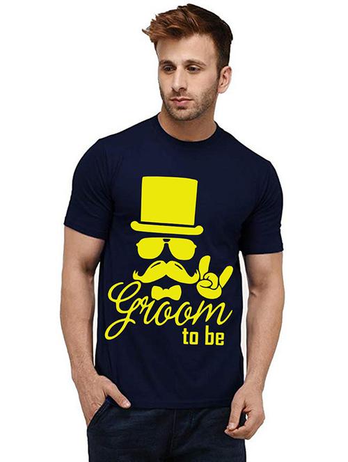 men front print crew neck t-shirt - 20984476 - Standard Image - 0