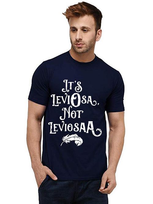 men round neck front print t-shirt - 20984997 - Standard Image - 0