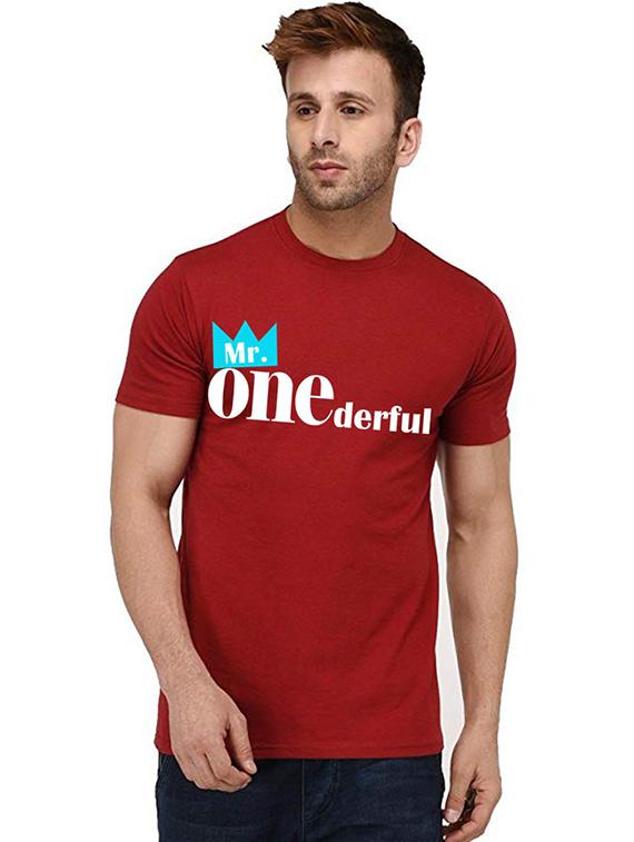 men chest print short sleeve t-shirt - 20993188 - Zoom Image - 0