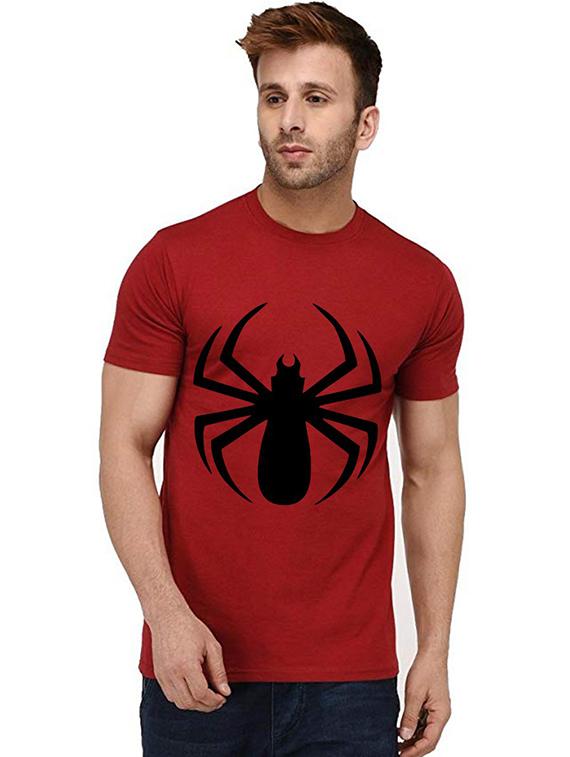 men's round neck front print t-shirt - 20993219 - Zoom Image - 0