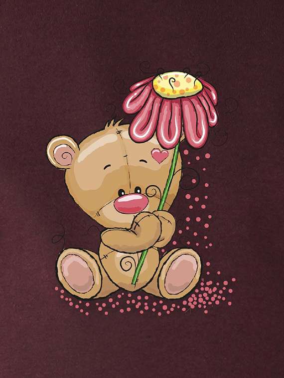 purple placement printed casual top - 20997742 -  Standard Image - 3