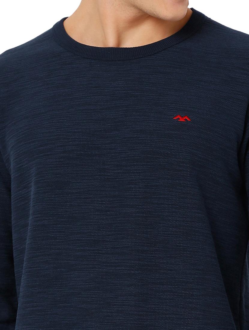 navy blue cotton plain tshirt - 20998382 - Standard Image - 5