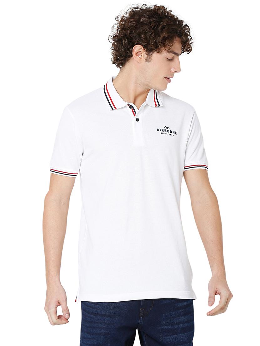 white cotton plain tshirt - 20998391 - Zoom Image - 0