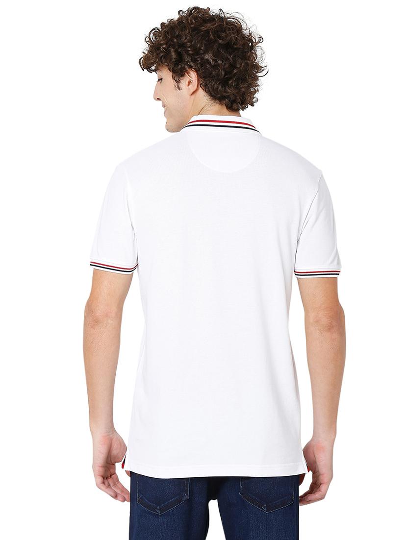 white cotton plain tshirt - 20998391 - Standard Image - 3